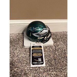 Ron Jaworski signed "Jaws" autographed Philadelphia Eagles Mini Helmet JSA